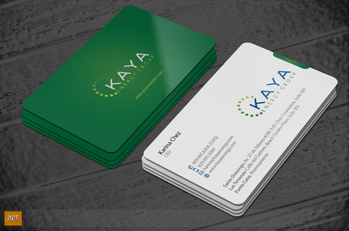 Business Card design for leader Solar Energy company - Energy