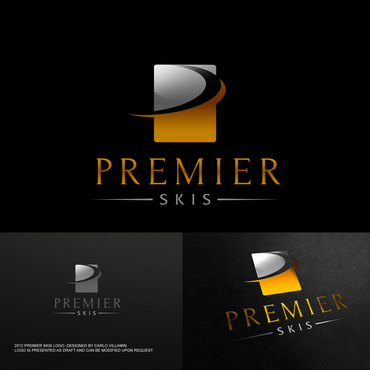 Premier Skis Logo Design - Sports