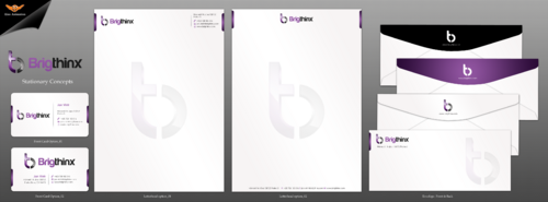 Business cards and stationery for a software company - Information Technology