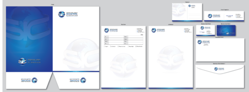 Business Card & Stationary for Industrial Cleaning Company - Environment