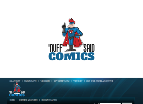 Logo for Online Comic Book Store - Hobbies