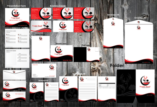 Business Card and Stationary Designs for Capitol Ranch Real Estate - Real Estate