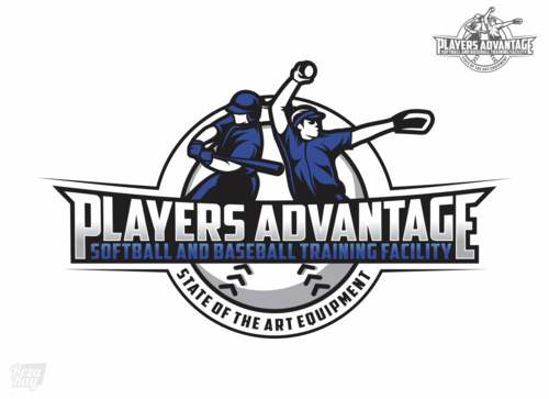Modern Logo for a Batting Cage Business with Pitching Lanes - Sports