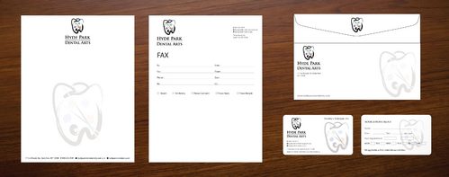 business card for hyde park dental arts - Health