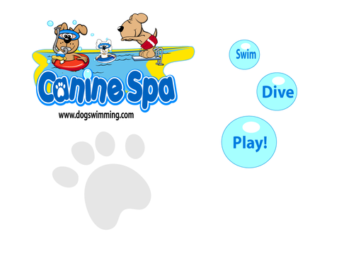 Snappy T-shirt design for Dog Swimming Business - Animals