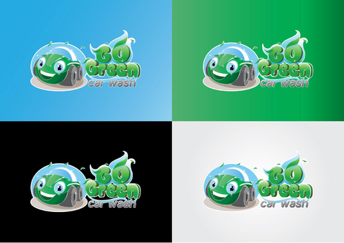 Logo for a steam car wash company - Cleaning