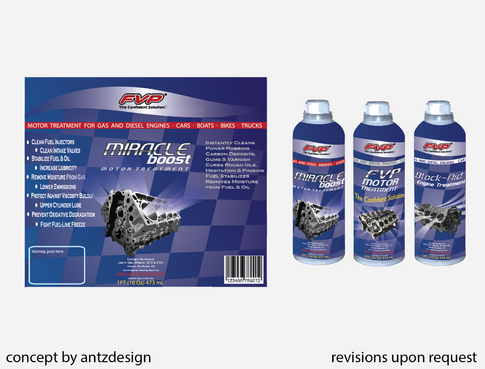 Product Label Design 2 - Automotive