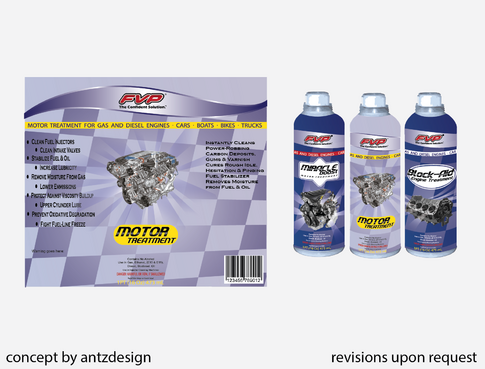 Product Label Design 1 - Automotive