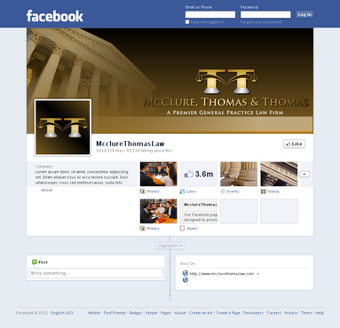 Facebook Page for Law Firm - Law