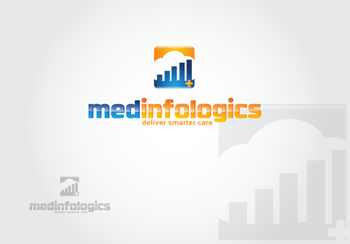 Logo for Healthcare Data Analytics company-a technology startup working on healthcare data - Information Technology