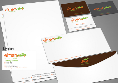 Business Card & Stationary Design for a PI Law Firm - Law