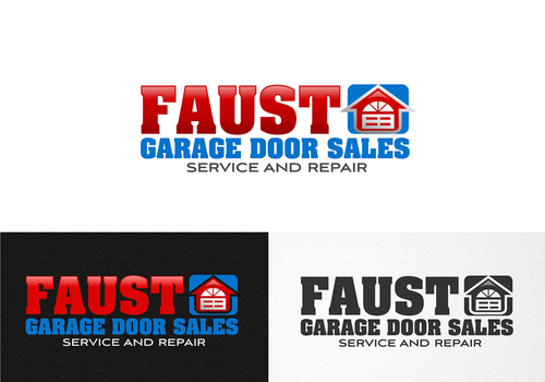 Faust Garage Door Sales Logo - Construction