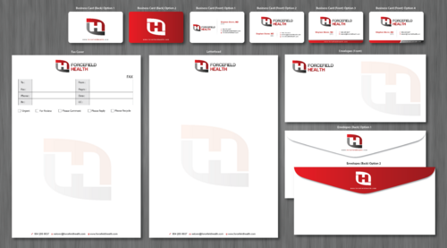 Business Card and Stationary for Healthcare Technology Company - Health