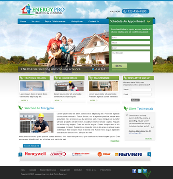 New HVAC company website - Construction