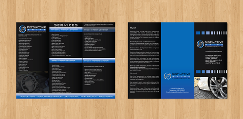 Design tri fold brochure for automotive detailing business - Automotive