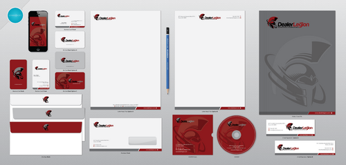 Dealer Legion Stationary and Biz Cards - Automotive
