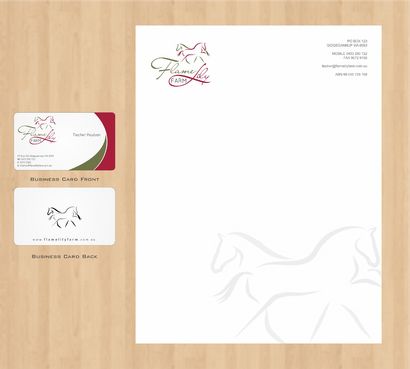 Business Card and Letterhead Design Using Our New Logo - Animals