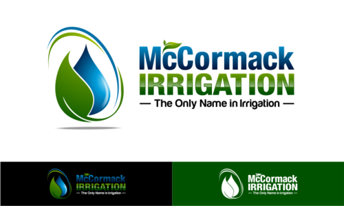 Lawn sprinkler company logo - Home and Garden