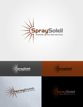 Logo for a mobile spray tanning business - Salon & Spa