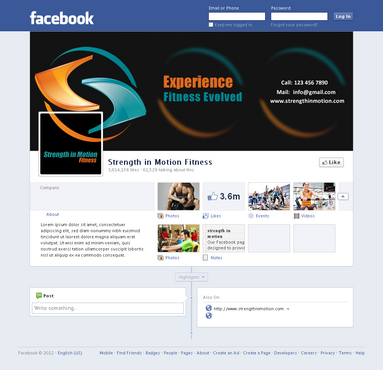 Flyer Templates, Business Card & Facebook Cover Image for New Fitness Company  - Sports