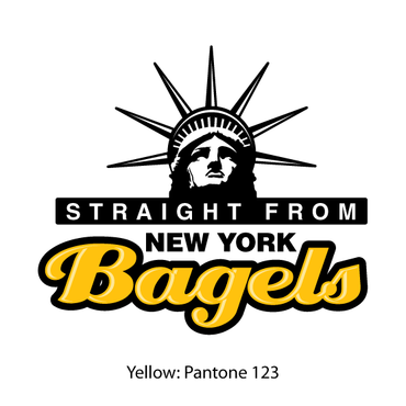 Logo for a bagel bakery and deli - Food