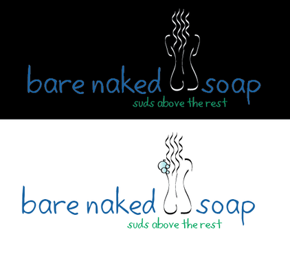 Bare Naked Soap Logo Design - Personal Care