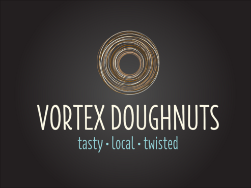 Logo for local, gourmet, doughnut shop - Food