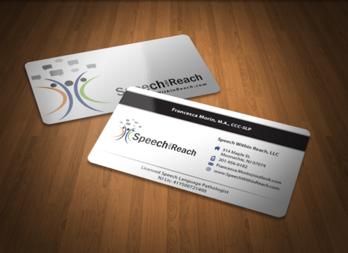 Modern Business Card for Speech Therapy Practice - Health