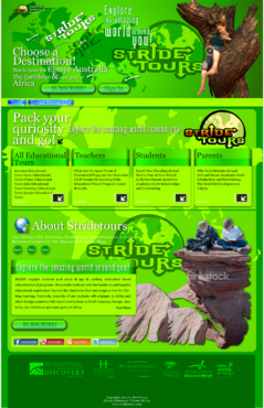 Website Design for Student education travel business - Education