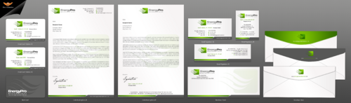 Mechanical Contractor Business Card and Stationary Design - Construction