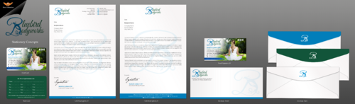 Business Cards, Stationary, Envelopes, Email Signature for new Wellness Practice - Massage Therapy
