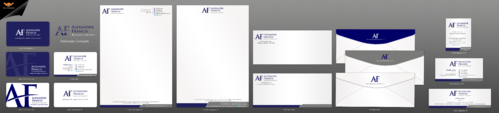 Business Stationery for Alexander Francis Recruitment Ltd - Employment