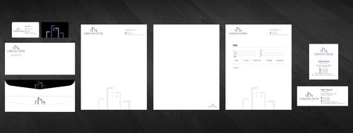 Business Card, MS Letterhead Template, Envelopes, & E-mail Signature Template for Investment Firm - Real Estate