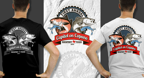 Saltwater fishing shirts short and long sleeve for Capitol Ranch Real Estate - Apparel