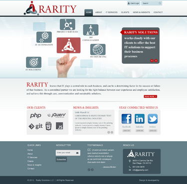 Website for CIO outsourcing company - Information Technology