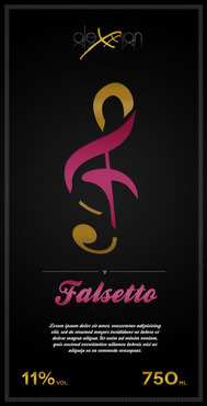 Bottle Label for New Sparkling Wine Product - Food