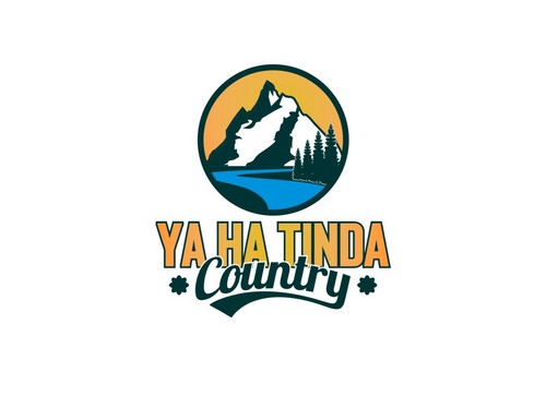 Mountain Logo for Ya Ha Tinda Country - Travel