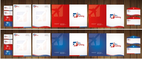 Business card and stationery for VIP parking - Travel