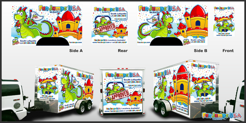 FJ USA Truck & Trailer Wrap - Entertainment