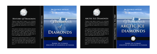 Book Cover:History of Diamonds-particularly diamonds from Canada.  Arctic diamonds pure & clean - Jewelry