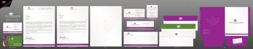 Business card and stationery for School - Education
