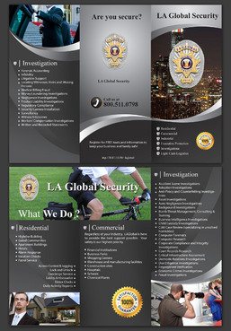 Security Company Tri-Fold Brochure - Security