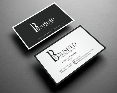 B Polished Business Cards - Salon & Spa