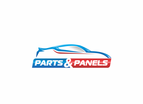 Logo for a car parts company called "Parts and Panels"  selling bumbers, doors, mirrors, wings,  - Automotive