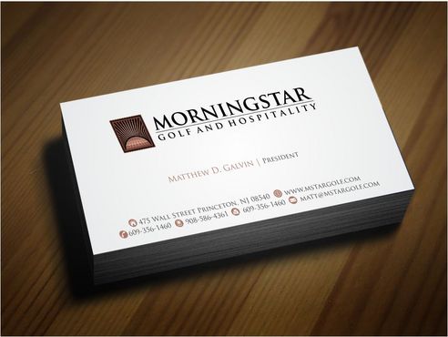 Business card and stationery - Hospitality Industry