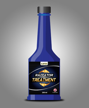 Product label for car care product - Automotive