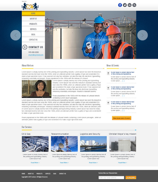 Modern, innovative,very clean website for multi-industry company - Consulting
