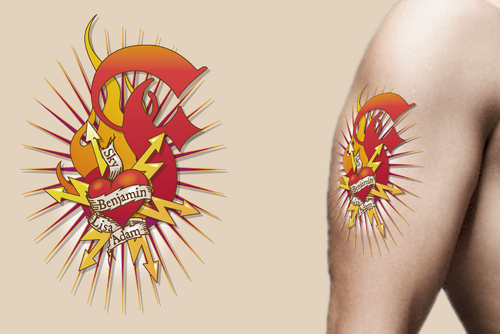 Arm Tattoo - Outdoors