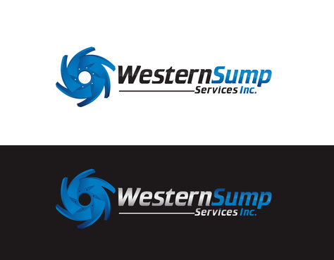 Logo for an industrial sump pump repair company - Trade