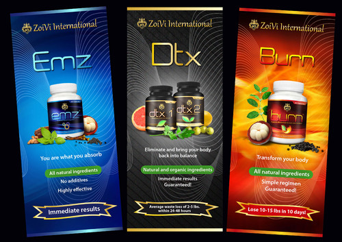 Brochures for sophisticated nutrition products - Salon & Spa
